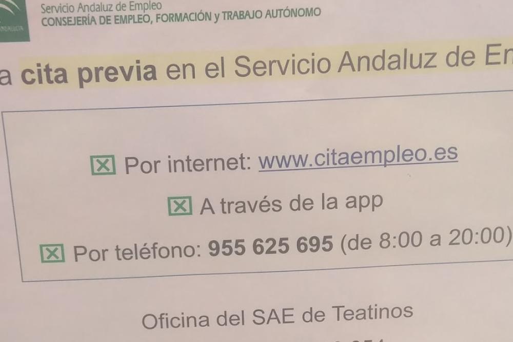 Oficina de Empleo SAE en Málaga (Teatinos)